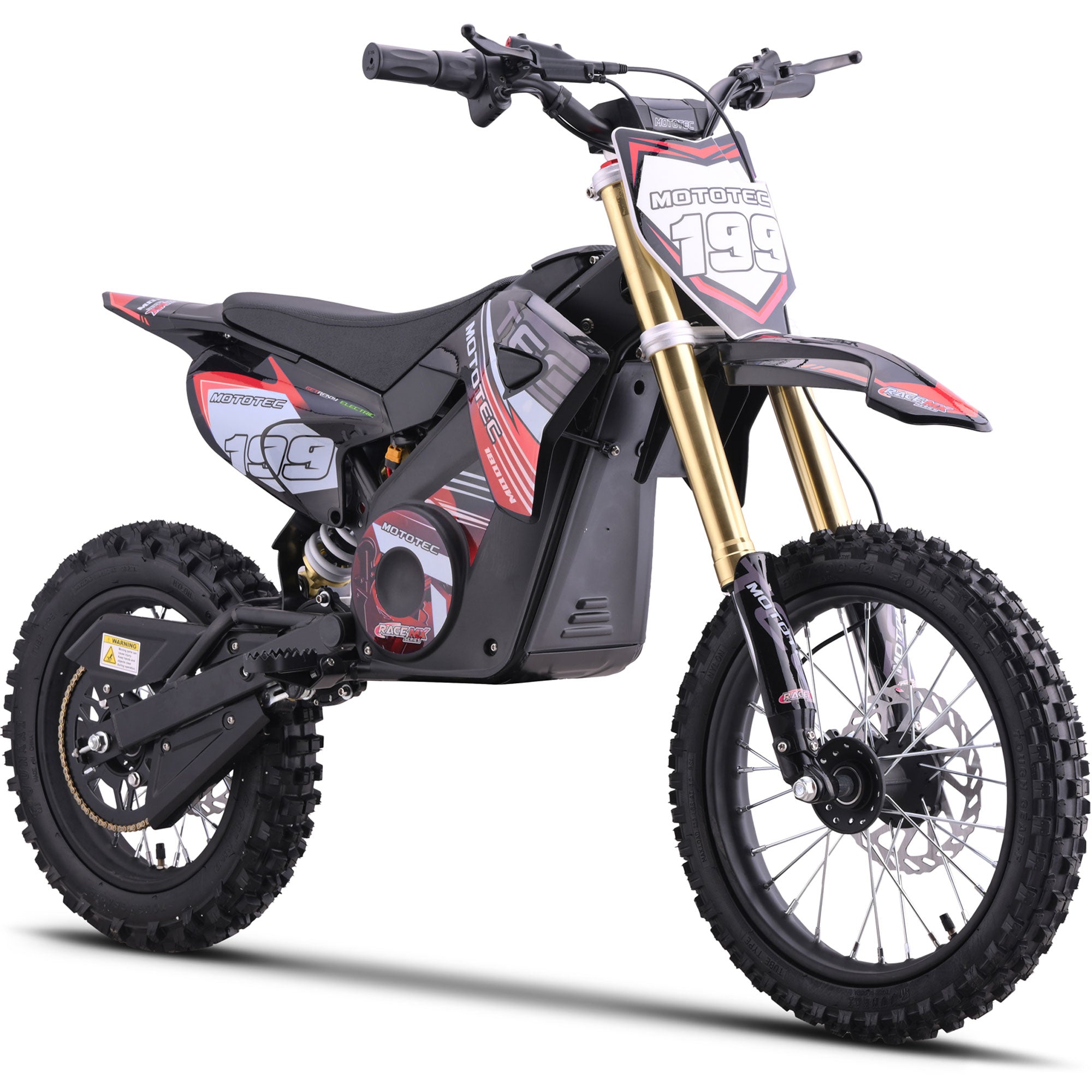 MotoTec 48v 1800w Pro Electric Dirt Bike