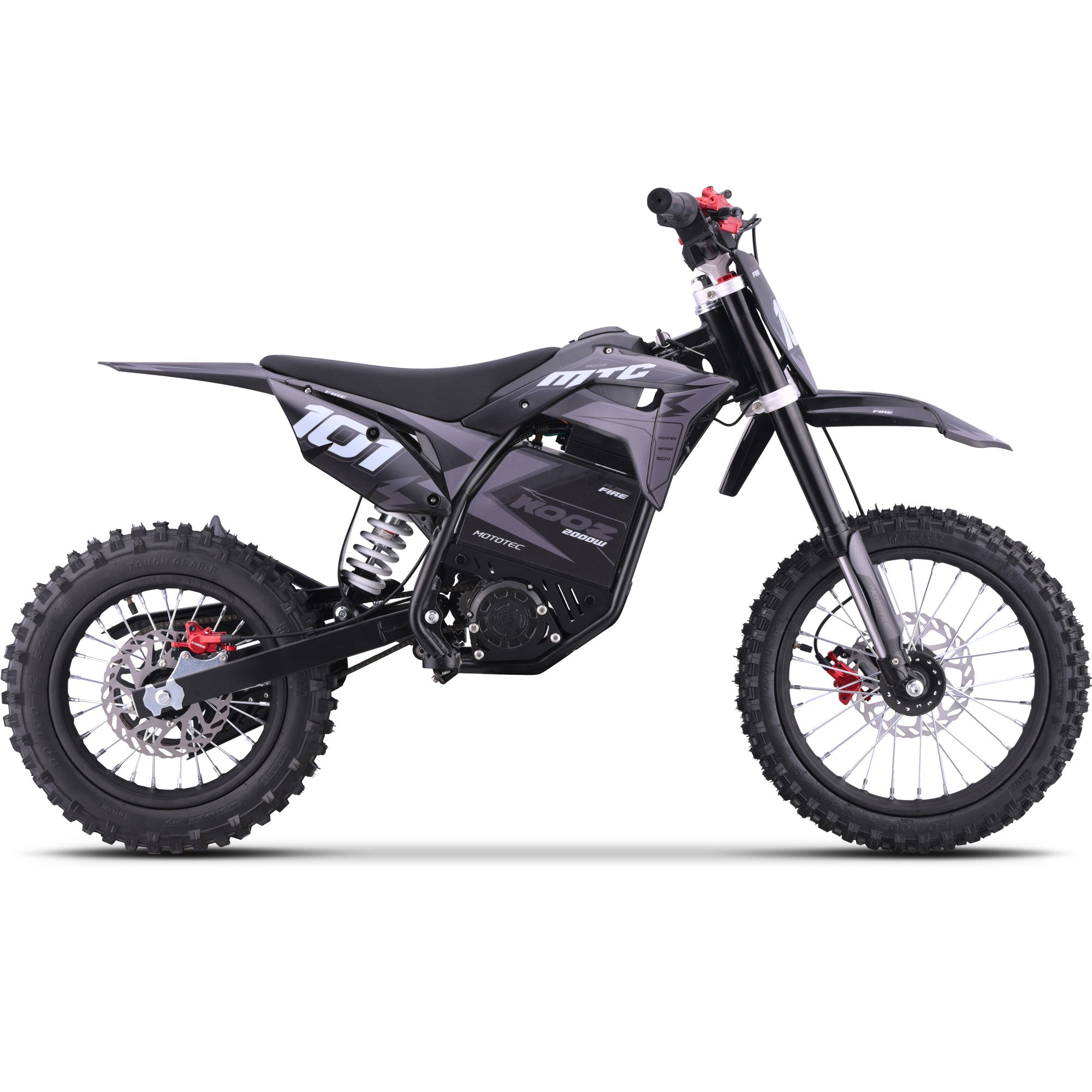 MotoTec 60v 2000w Pro Electric Dirt Bike Lithium