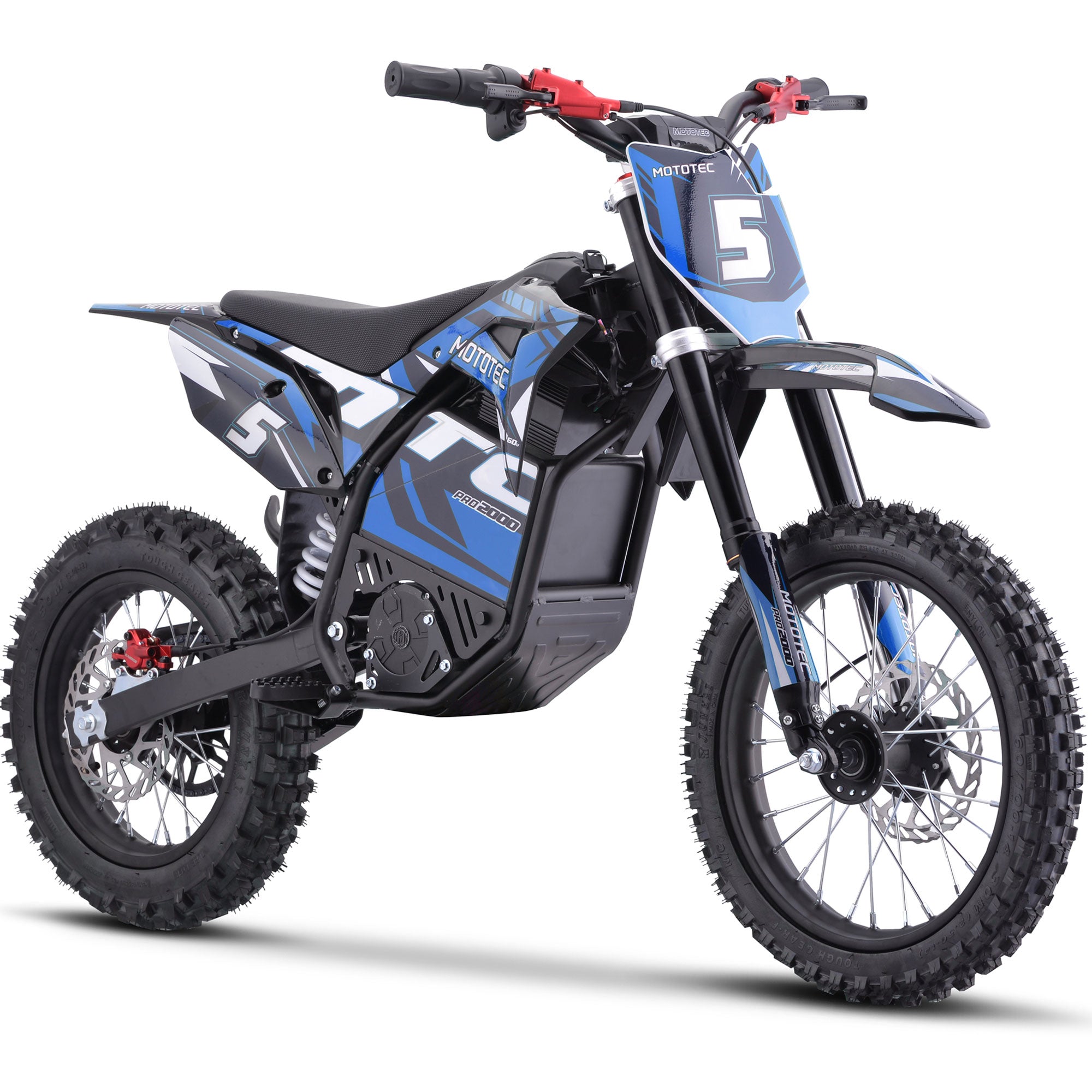 MotoTec 60v 2000w Pro Electric Dirt Bike Lithium