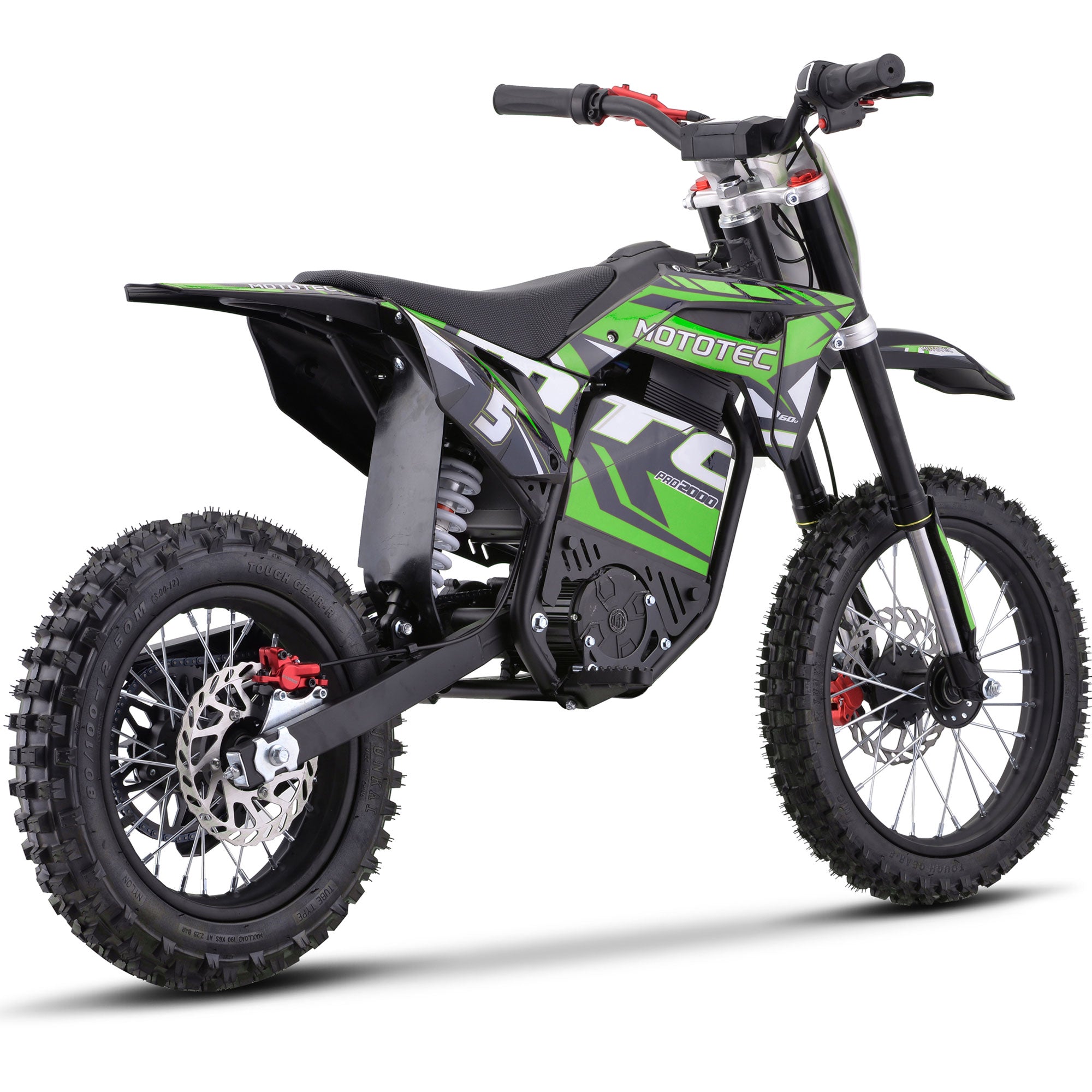 MotoTec 60v 2000w Pro Electric Dirt Bike Lithium