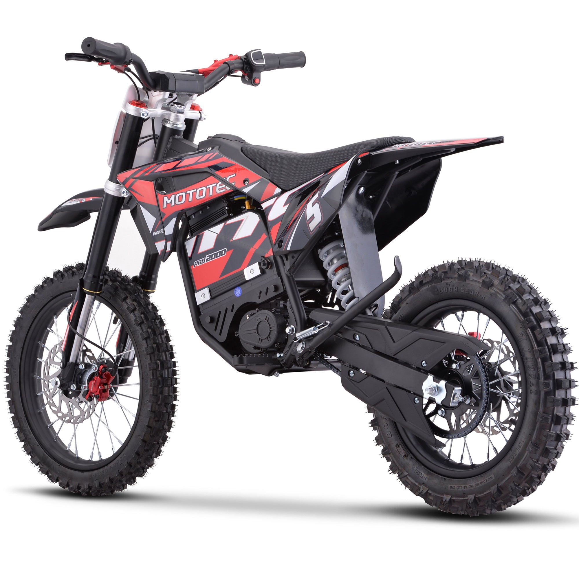 MotoTec 60v 2000w Pro Electric Dirt Bike Lithium